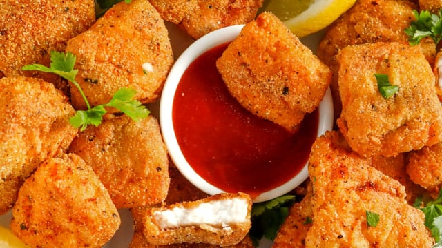 Fried Fish (Swai Fish/ Catfish) Nuggets Combo.
