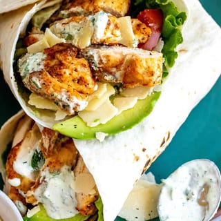 Chicken Wrap with Fries